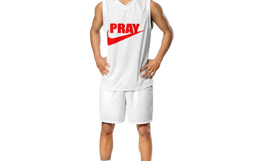 Prayer Just Do It unisex basketball jersey