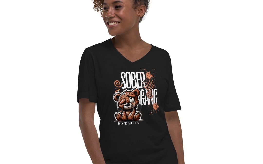 Unisex Short Sleeve V-Neck T-Shirt